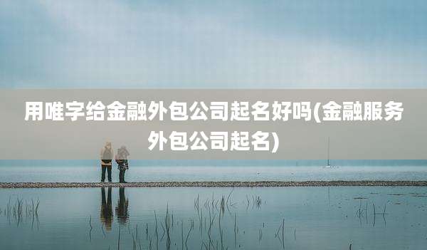 用唯字给金融外包公司起名好吗(金融服务外包公司起名)