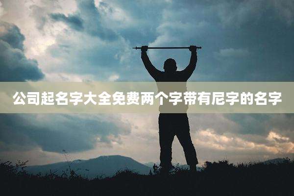 公司起名字大全免费两个字带有尼字的名字