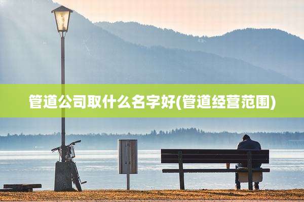 管道公司取什么名字好(管道经营范围)