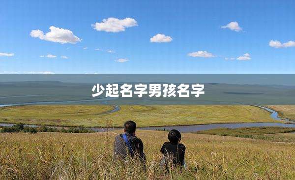 少起名字男孩名字