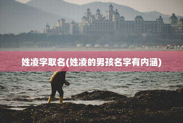 姓凌字取名(姓凌的男孩名字有内涵)