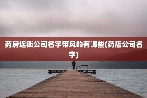 药房连锁公司名字带风的有哪些(药店公司名字)