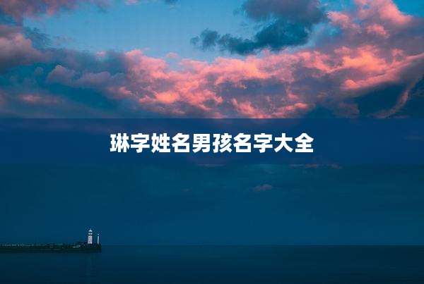 琳字姓名男孩名字大全