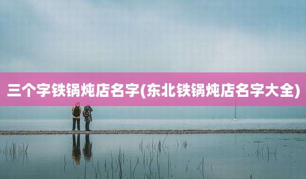 三个字铁锅炖店名字(东北铁锅炖店名字大全)