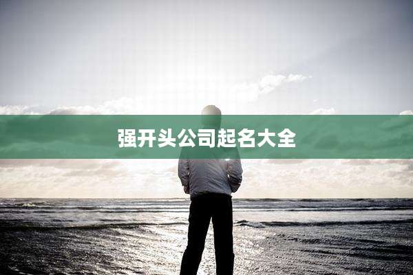 强开头公司起名大全