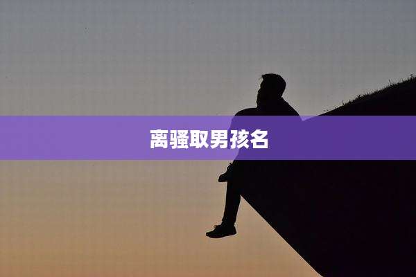 离骚取男孩名