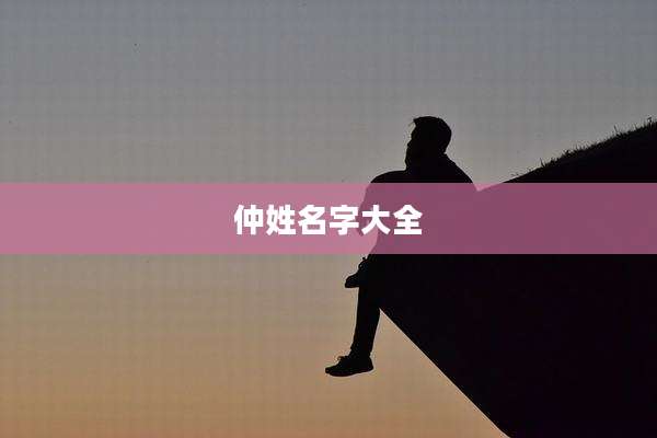 仲姓名字大全