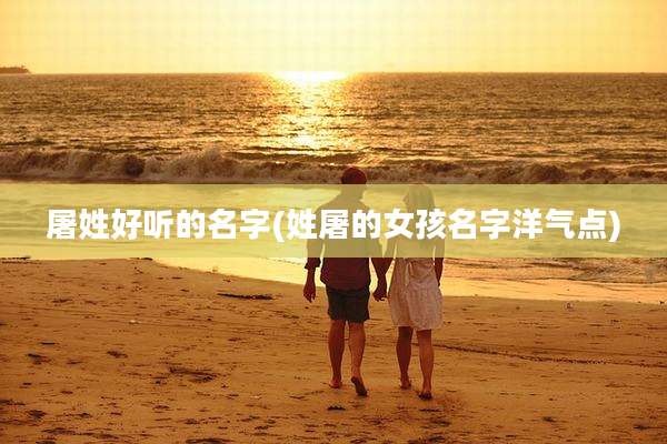 屠姓好听的名字(姓屠的女孩名字洋气点)