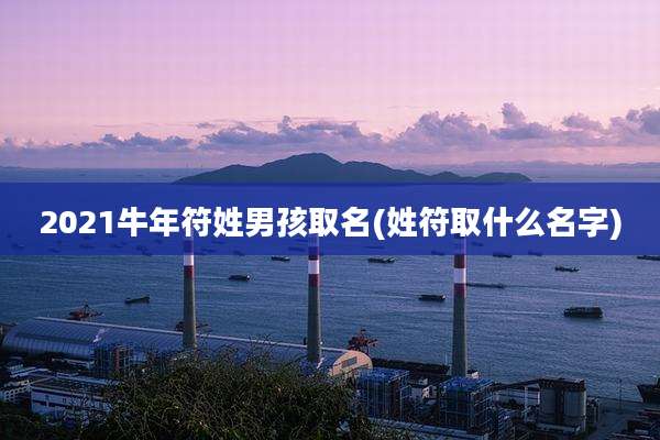 2021牛年符姓男孩取名(姓符取什么名字)
