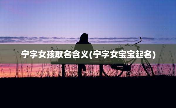 宁字女孩取名含义(宁字女宝宝起名)