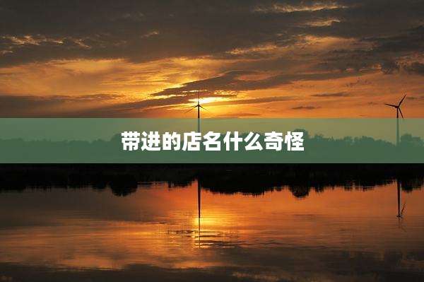 带进的店名什么奇怪