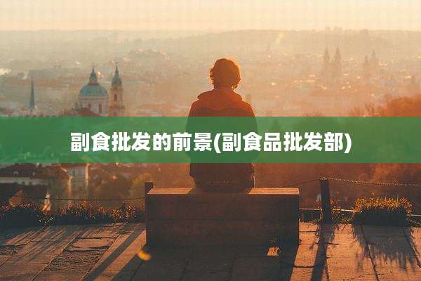 副食批发的前景(副食品批发部)