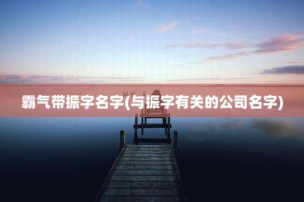 霸气带振字名字(与振字有关的公司名字)