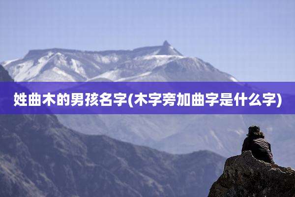 姓曲木的男孩名字(木字旁加曲字是什么字)