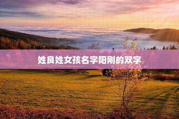 姓良姓女孩名字阳刚的双字