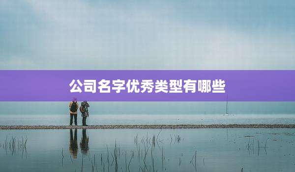 公司名字优秀类型有哪些