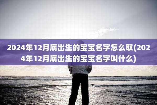 2024年12月底出生的宝宝名字怎么取(2024年12月底出生的宝宝名字叫什么)