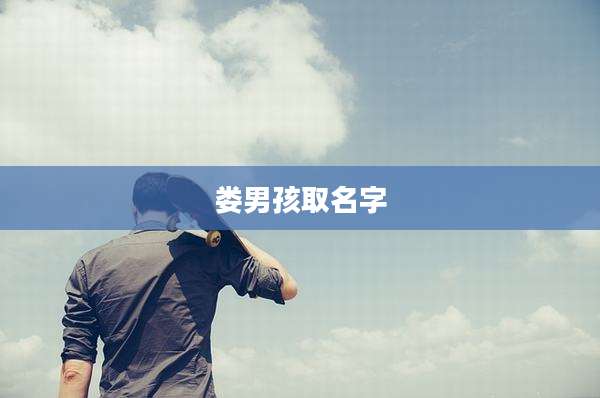 娄男孩取名字