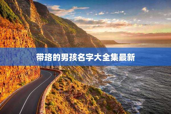 带珞的男孩名字大全集最新