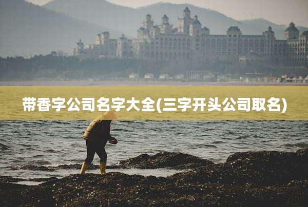 带香字公司名字大全(三字开头公司取名)
