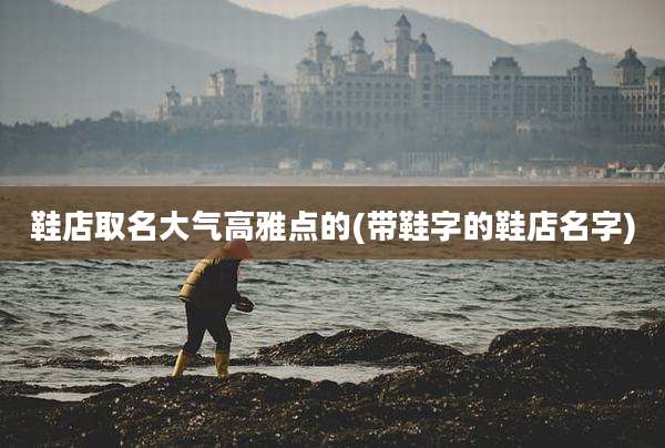 鞋店取名大气高雅点的(带鞋字的鞋店名字)