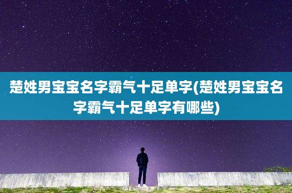 楚姓男宝宝名字霸气十足单字(楚姓男宝宝名字霸气十足单字有哪些)