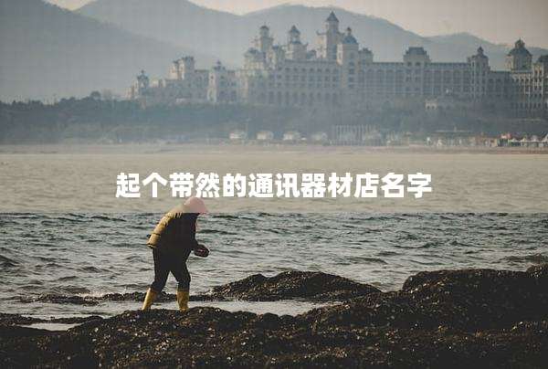 起个带然的通讯器材店名字