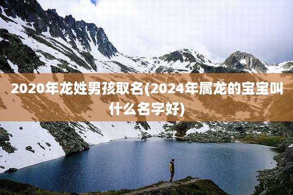 2020年龙姓男孩取名(2024年属龙的宝宝叫什么名字好)