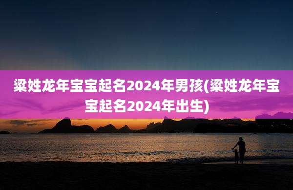 粱姓龙年宝宝起名2024年男孩(粱姓龙年宝宝起名2024年出生)