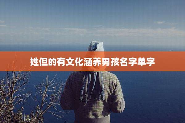 姓但的有文化涵养男孩名字单字