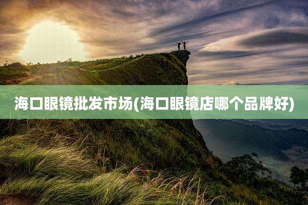 海口眼镜批发市场(海口眼镜店哪个品牌好)