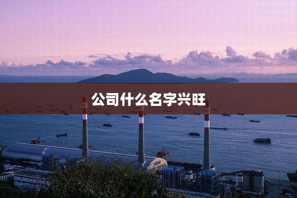 公司什么名字兴旺