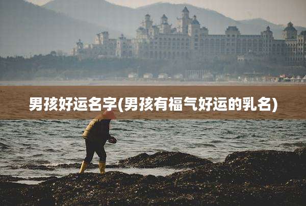 男孩好运名字(男孩有福气好运的乳名)