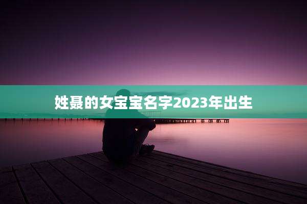 姓聂的女宝宝名字2023年出生