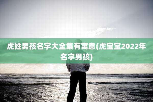 虎姓男孩名字大全集有寓意(虎宝宝2022年名字男孩)