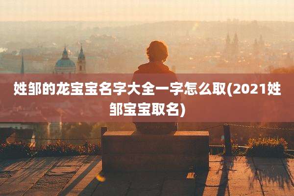 姓邹的龙宝宝名字大全一字怎么取(2021姓邹宝宝取名)