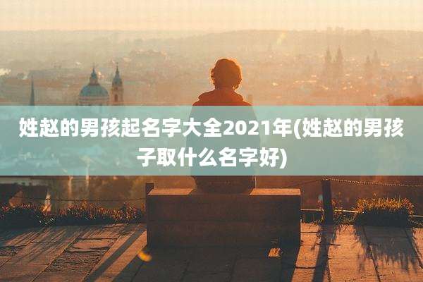 姓赵的男孩起名字大全2021年(姓赵的男孩子取什么名字好)