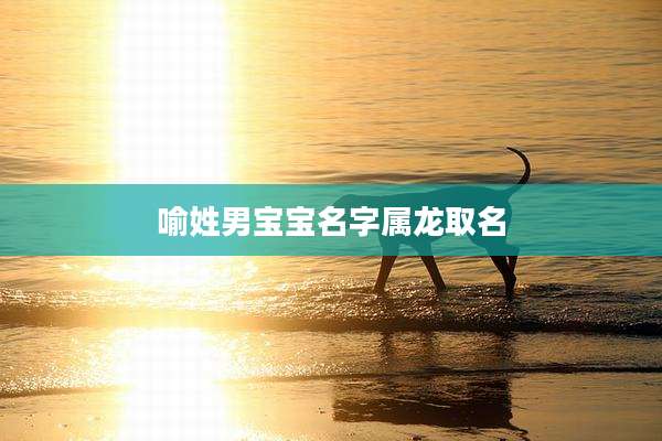喻姓男宝宝名字属龙取名