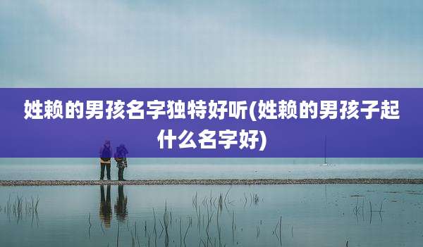 姓赖的男孩名字独特好听(姓赖的男孩子起什么名字好)