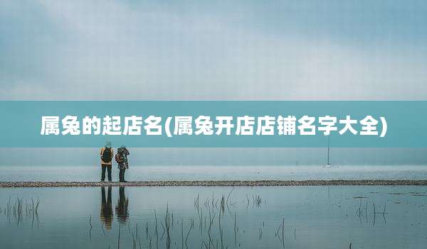 属兔的起店名(属兔开店店铺名字大全)