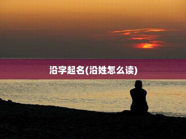 沿字起名(沿姓怎么读)