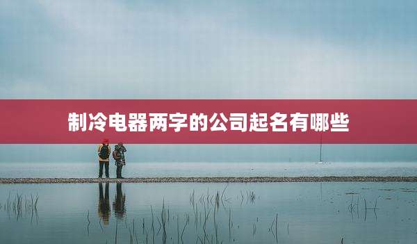 制冷电器两字的公司起名有哪些
