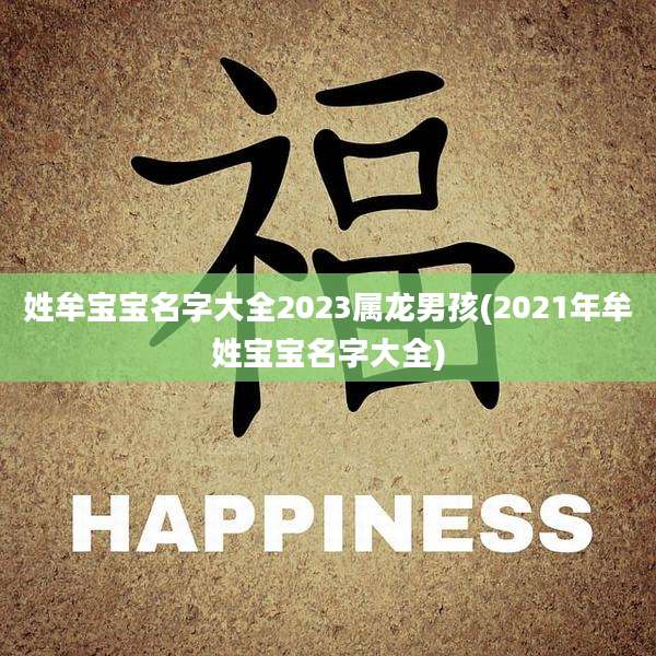 姓牟宝宝名字大全2023属龙男孩(2021年牟姓宝宝名字大全)