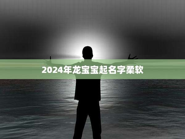 2024年龙宝宝起名字柔软