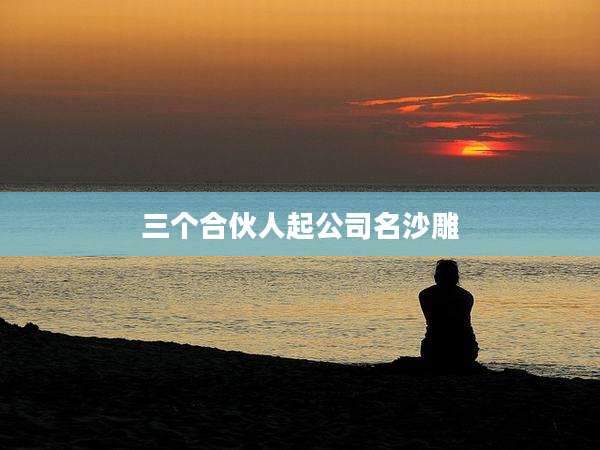 三个合伙人起公司名沙雕