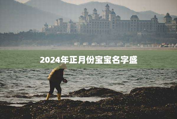 2024年正月份宝宝名字盛