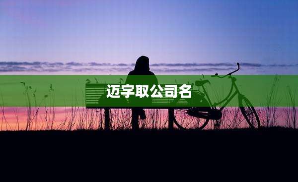 迈字取公司名