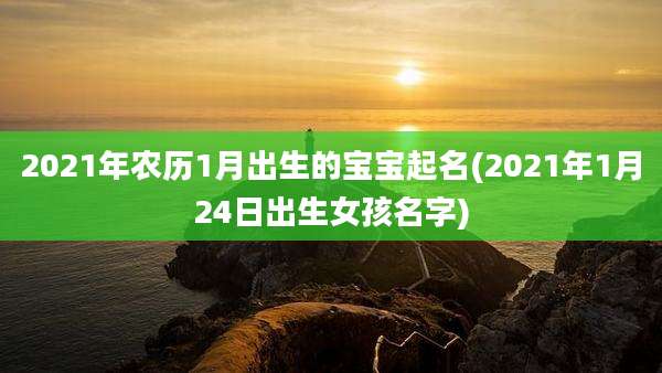 2021年农历1月出生的宝宝起名(2021年1月24日出生女孩名字)