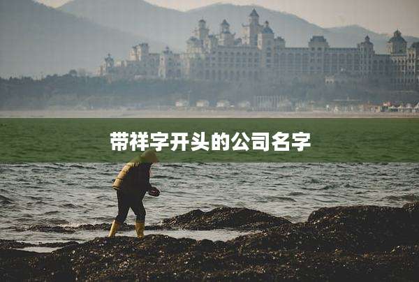 带祥字开头的公司名字