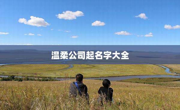 温柔公司起名字大全